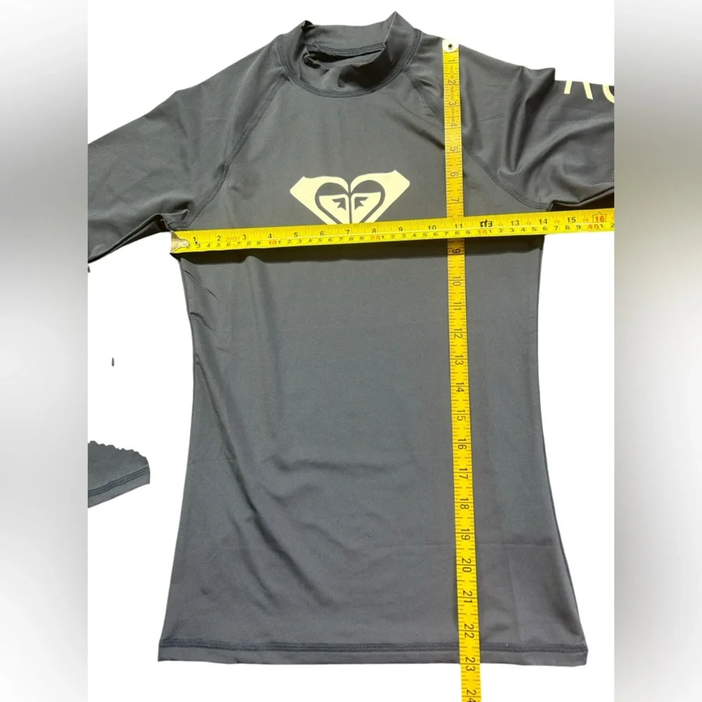 ROXY womens whole hearted long sleeve sun protection swim shirt XS beachwear NWT - Picture 8 of 8